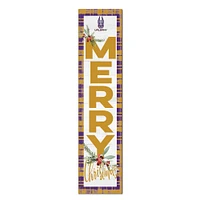 UAlbany Great Danes 12'' x 48'' Outdoor Merry Christmas Leaner