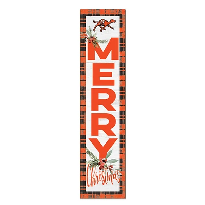 Campbell Fighting Camels 12'' x 48'' Outdoor Merry Christmas Leaner