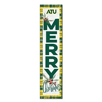 Arkansas Tech 12'' x 48'' Outdoor Merry Christmas Leaner