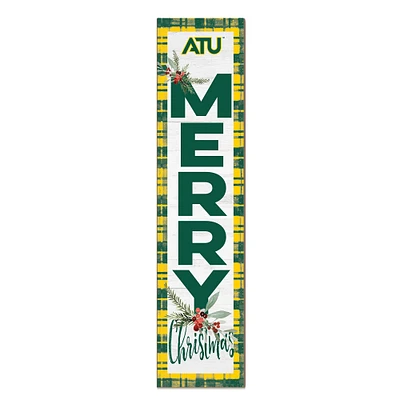 Arkansas Tech 12'' x 48'' Outdoor Merry Christmas Leaner