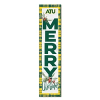 Arkansas Tech 12'' x 48'' Outdoor Merry Christmas Leaner
