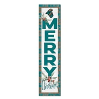 Coastal Carolina Chanticleers 12'' x 48'' Outdoor Merry Christmas Leaner