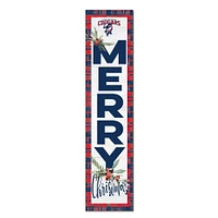 Columbus State Cougars 12'' x 48'' Outdoor Merry Christmas Leaner