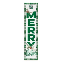 Eastern New Mexico Greyhounds 12'' x 48'' Outdoor Merry Christmas Leaner