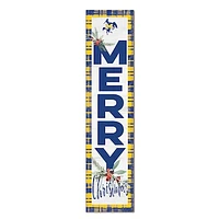 McNeese State Cowboys 12'' x 48'' Outdoor Merry Christmas Leaner