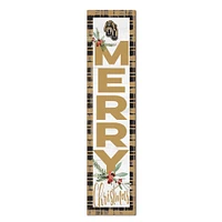Oakland Golden Grizzlies 12'' x 48'' Outdoor Merry Christmas Leaner