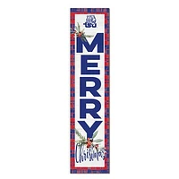 Tennessee State Tigers 12'' x 48'' Outdoor Merry Christmas Leaner