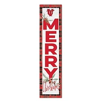 Tampa Spartans 12'' x 48'' Outdoor Merry Christmas Leaner