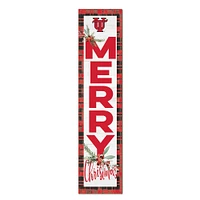 Tampa Spartans 12'' x 48'' Outdoor Merry Christmas Leaner