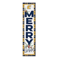 Tennessee Chattanooga Mocs 12'' x 48'' Outdoor Merry Christmas Leaner