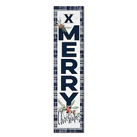 Xavier Musketeers 12'' x 48'' Outdoor Merry Christmas Leaner
