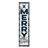 Xavier Musketeers 12'' x 48'' Outdoor Merry Christmas Leaner