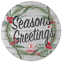 Bradley Braves 20'' x 20'' Season's Greetings Circle