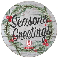 Bradley Braves 20'' x 20'' Season's Greetings Circle
