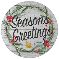 Cal State Long Beach The Beach 20'' x 20'' Season's Greetings Circle