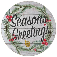 Cal State Long Beach The Beach 20'' x 20'' Season's Greetings Circle