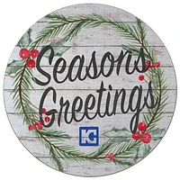 Kaskaskia College Blue Devils 20'' x 20'' Season's Greetings Circle
