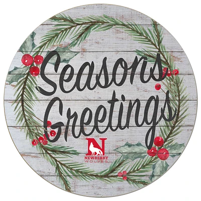 Newberry College Wolves 20'' x 20'' Season's Greetings Circle