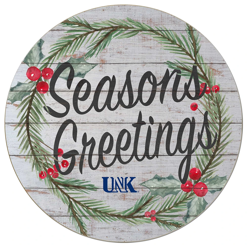 Nebraska-Kearney Lopers 20'' x 20'' Season's Greetings Circle