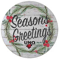 Nebraska Omaha Mavericks 20'' x 20'' Season's Greetings Circle