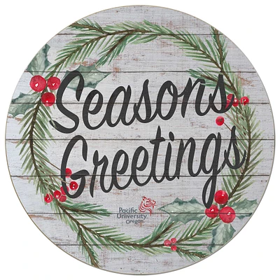 Pacific Boxers 20'' x 20'' Season's Greetings Circle