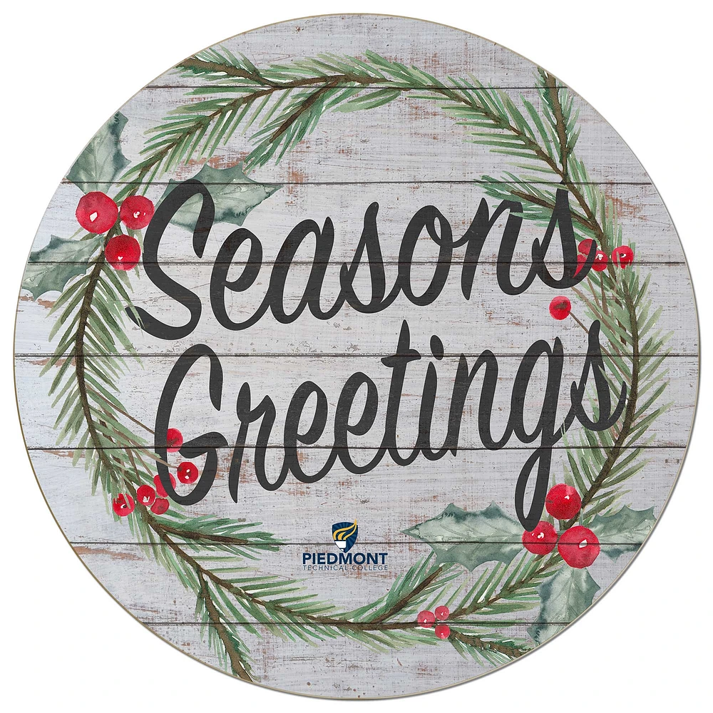Piedmont Technical College 20'' x 20'' Season's Greetings Circle
