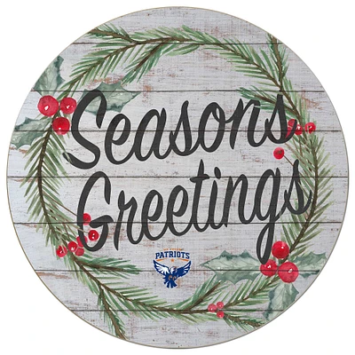 Texas Tyler Patriots 20'' x 20'' Season's Greetings Circle