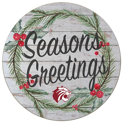 Trinity Tigers 20'' x 20'' Season's Greetings Circle