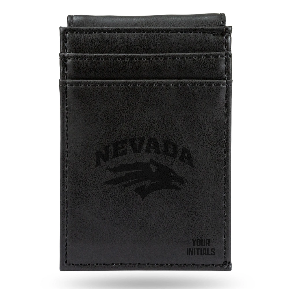 Nevada Wolf Pack Personalized Front Pocket Wallet