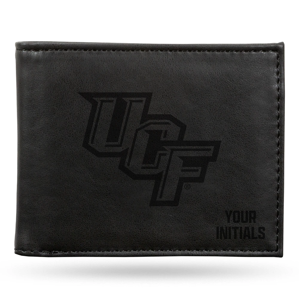 Black UCF Knights Personalized Billfold Wallet