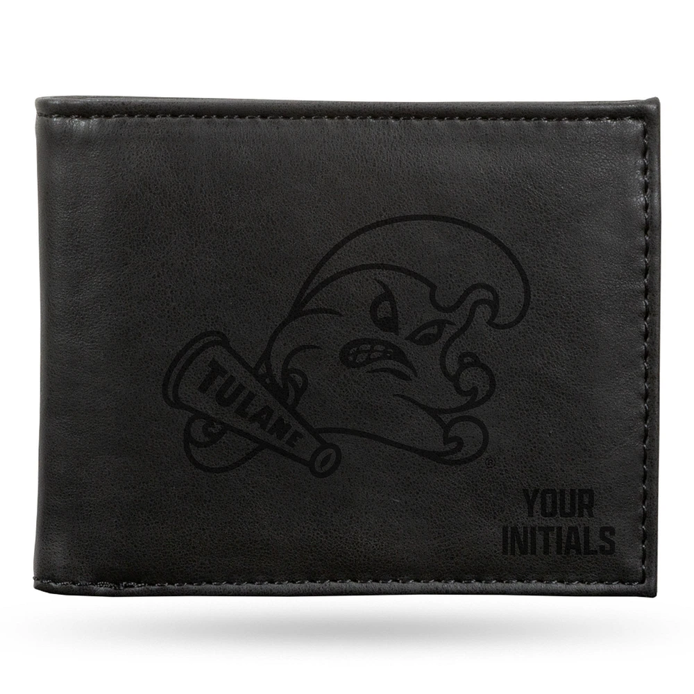 Tulane Green Wave Personalized Billfold Wallet