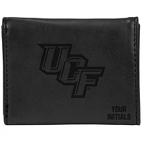 Black UCF Knights Personalized Trifold Wallet