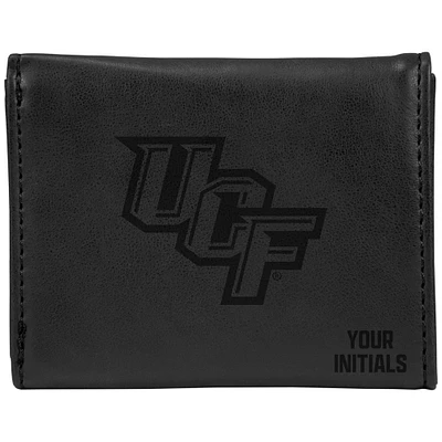 Black UCF Knights Personalized Trifold Wallet