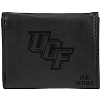 Black UCF Knights Personalized Trifold Wallet