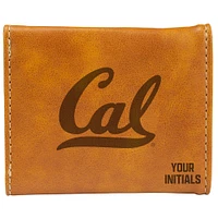 Brown Cal Bears Personalized Trifold Wallet