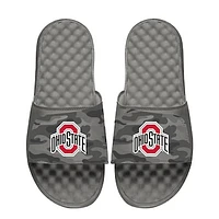 Men's ISlide  Gray Ohio State Buckeyes Camo Slide Sandals