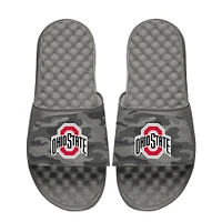 Men's ISlide  Gray Ohio State Buckeyes Camo Slide Sandals