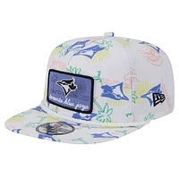 Men's New Era White Toronto Blue Jays Islander Golfer Snapback Hat