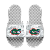 Men's ISlide White Florida Gators Camo Slide Sandals