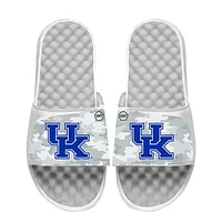 Men's ISlide White Kentucky Wildcats Camo Slide Sandals