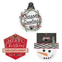 Clark Atlanta University Panthers Ornament Bundle