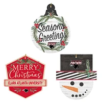 Clark Atlanta University Panthers Ornament Bundle