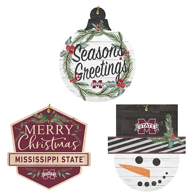 Mississippi State Bulldogs Ornament Bundle
