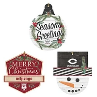 UChicago Maroons Ornament Bundle