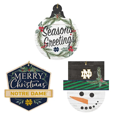 Notre Dame Fighting Irish Ornament Bundle