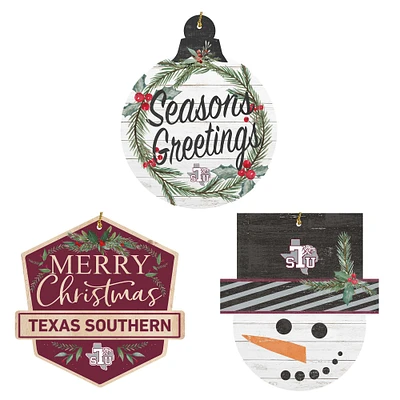 Texas Southern Tigers Ornament Bundle