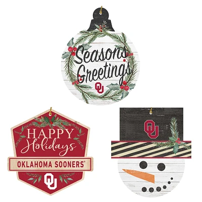Oklahoma Sooners Ornament Bundle