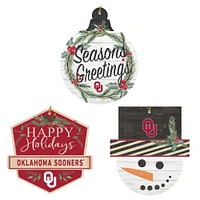 Oklahoma Sooners Ornament Bundle