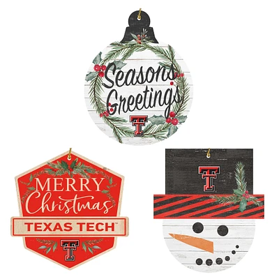 Texas Tech Red Raiders Ornament Bundle