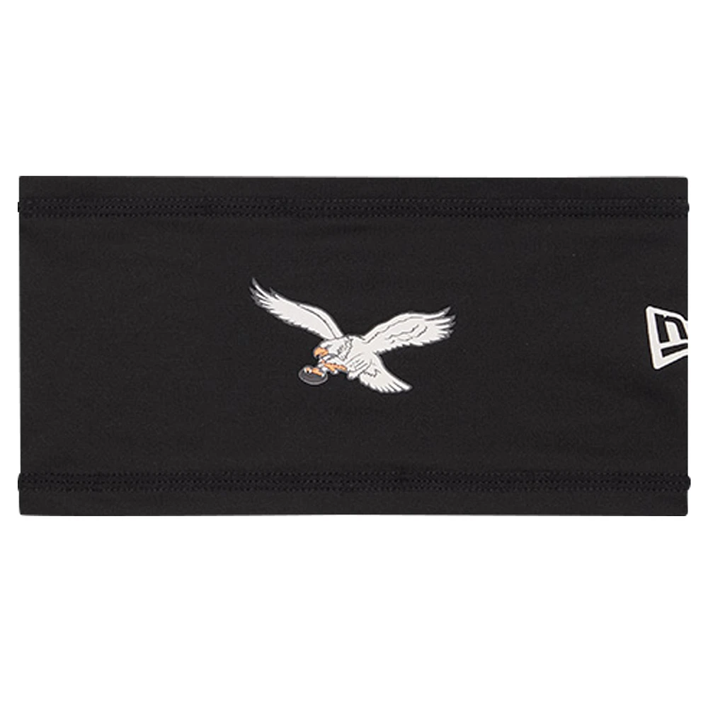 New Era Black Philadelphia Eagles Official Training Camp Throwback COOLERA Headband